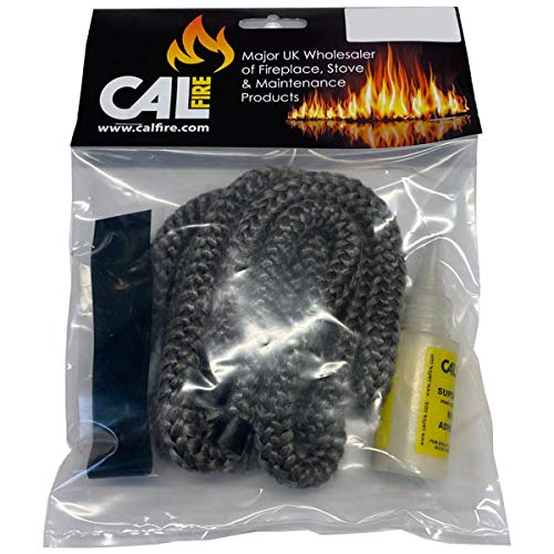Black Stove/Fire Rope Wood Burning Stove 10/12mm 2... - Grandado - View #3