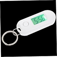 TOYANDONA Digital Watch Keychain for Kids - Lightweight Silent Pocket Watch, Drop-Resistant Backpack Clip-On Timepiece