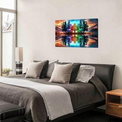 Affiches arbre esthétique 70x100cm pour décorer un grand mur vide