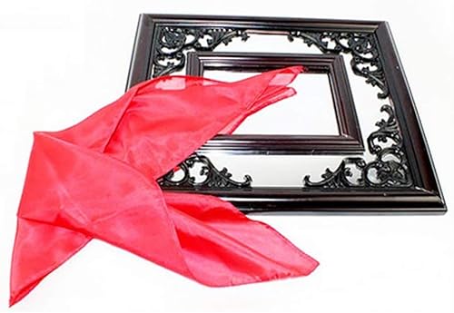 Miniatura 5 de Enjoyer Bufandas de seda a través del espejo,Trucos de magia Escenario ilusión Props Mentalismo Magic Gimmick