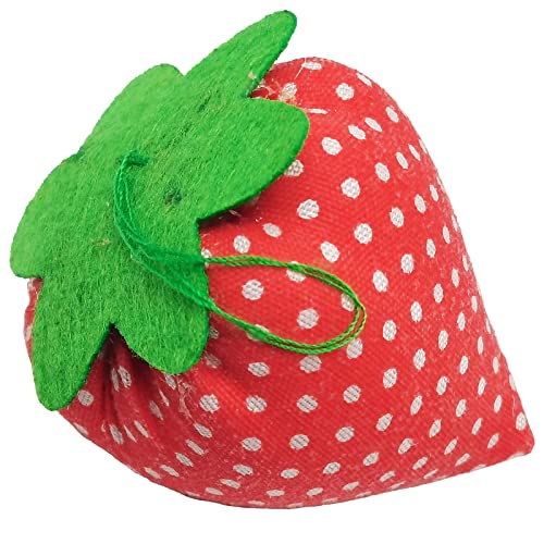 6Pcs Strawberry Pin Cushion,Pin Needle Holder,Pins Packed In Strawberry-Shaped Fabric Covered,Sewing Crafts #TOP19