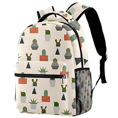 Sac à dos de voyage pour campus sac à cactus scolaire enfants ados
