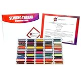 Sana Artesania Polyester Thread, 50 Spools (Multi Color)