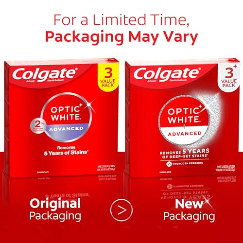 Colgate Optic White Advanced Teeth Whitening Toothpaste