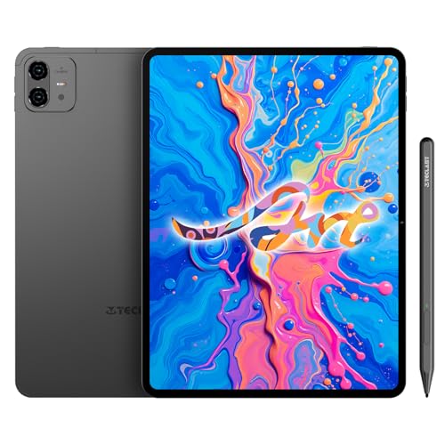 TECLAST Artpad Pro Tablet 12.7 Pulgadas, 2.2GHz Helio G99, Gaming Tablet Android 15, Doble SIM 4G LTE+5G WiFi/2176×1600/20GB RAM+256GB RAM-TF 8TB/GPS/13MP/10000mAh 30W Carga rápida, Incluye Pen