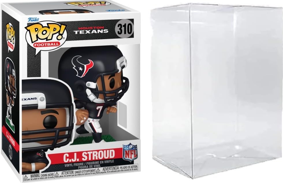 Funko Pop! NFL Houston Texans C.J. Stroud #310 Vinyl Figure with Protective Display Case