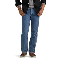 Wrangler Men’s Regular Fit Comfort Flex Waist Jean, Light Stonewash, 42X32