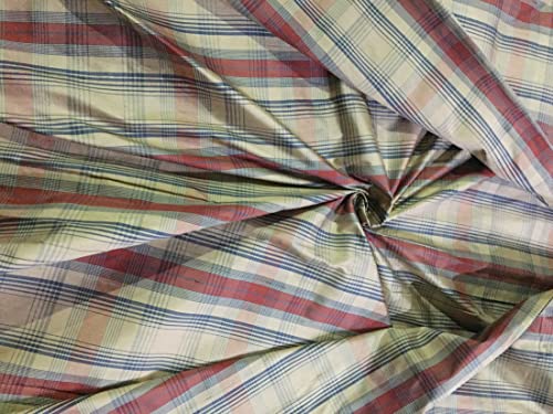 Tissu 100 % soie dupion multicolore Dupnewc1 au mètre pour haute couture