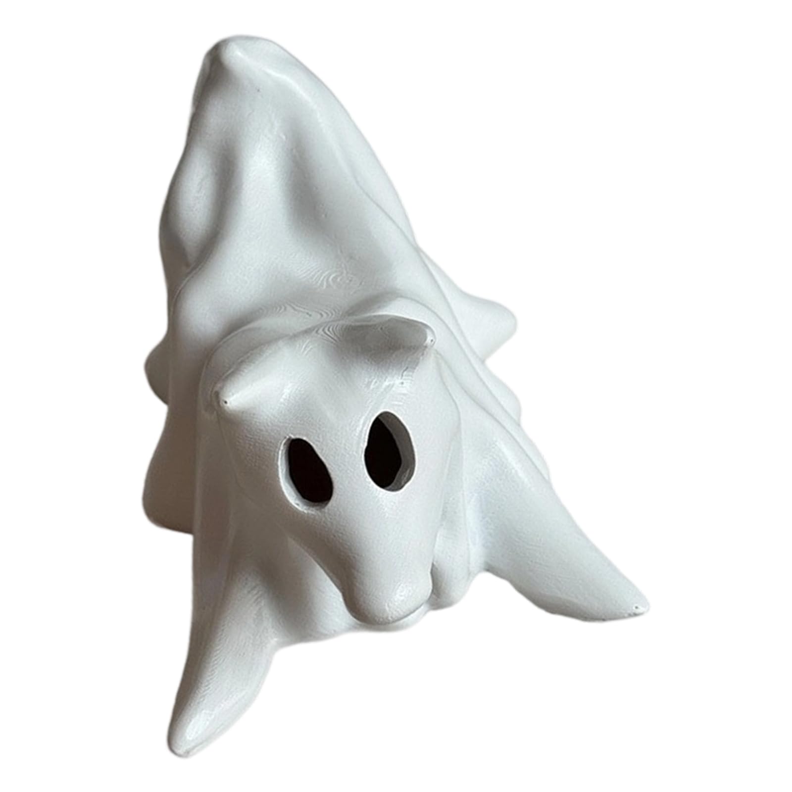 Jazuaiao Halloween Ghosty Dog Decoration Resin Pet Ornament for Party Home Garden Holiday Festival Display Halloween Garden Ghosty Puppy Decoration