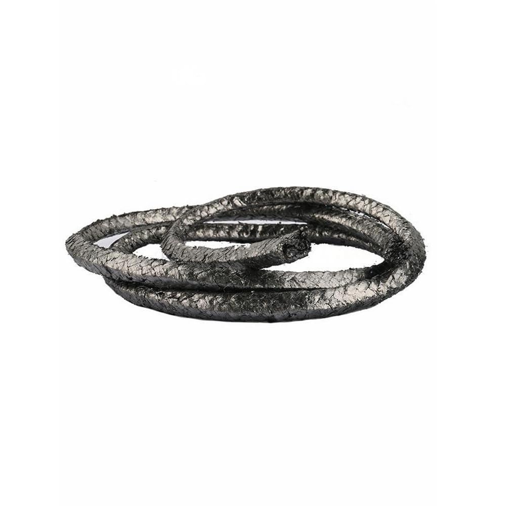Graphit-Geflechtdichtung 3 x 3 mm/20 x 20 mm, Flexibles Graphit-Kompressionsdichtungsseil L 1 Meter 1 Stück(3x3mm)