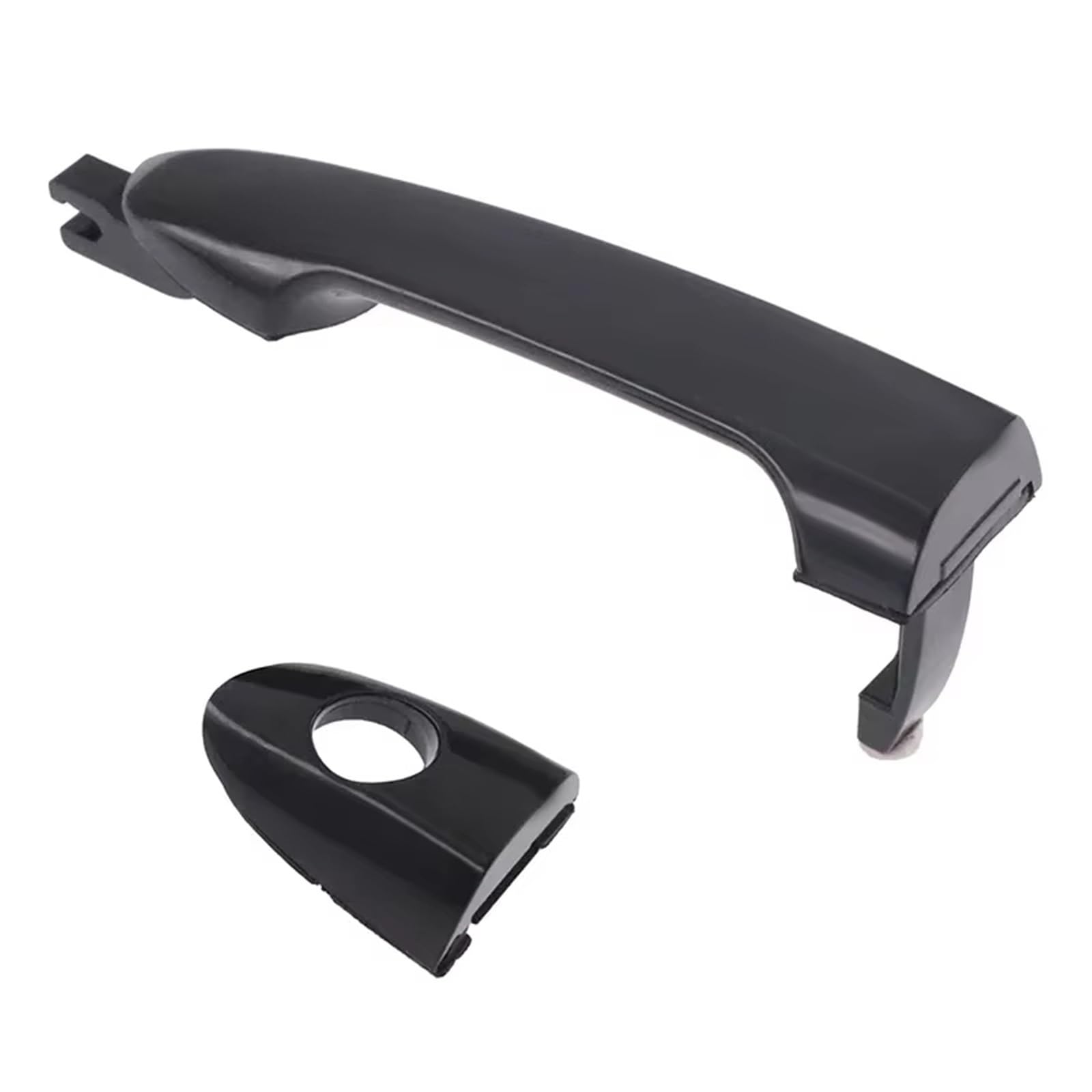 ZJYZYQ Car Sliding Outer Door Handle for KIA for Cerato for Spectra 2005-2009 Exterior Black Door Handle Catch 8EA(Front Right)