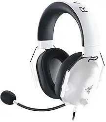 Headset Razer Blackshark V2 X Com Fio Mercury Branco - RZ0403240700R3U