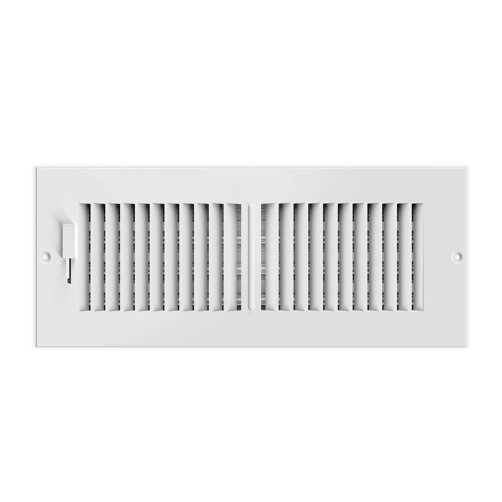 Ac Infinity White Register Vent Grille 100X300mm, Hvac Vent Register Replacement, Heavy Duty Steel Air Vents For Ceiling, Wall, And Floor Registers, 4" X 12"