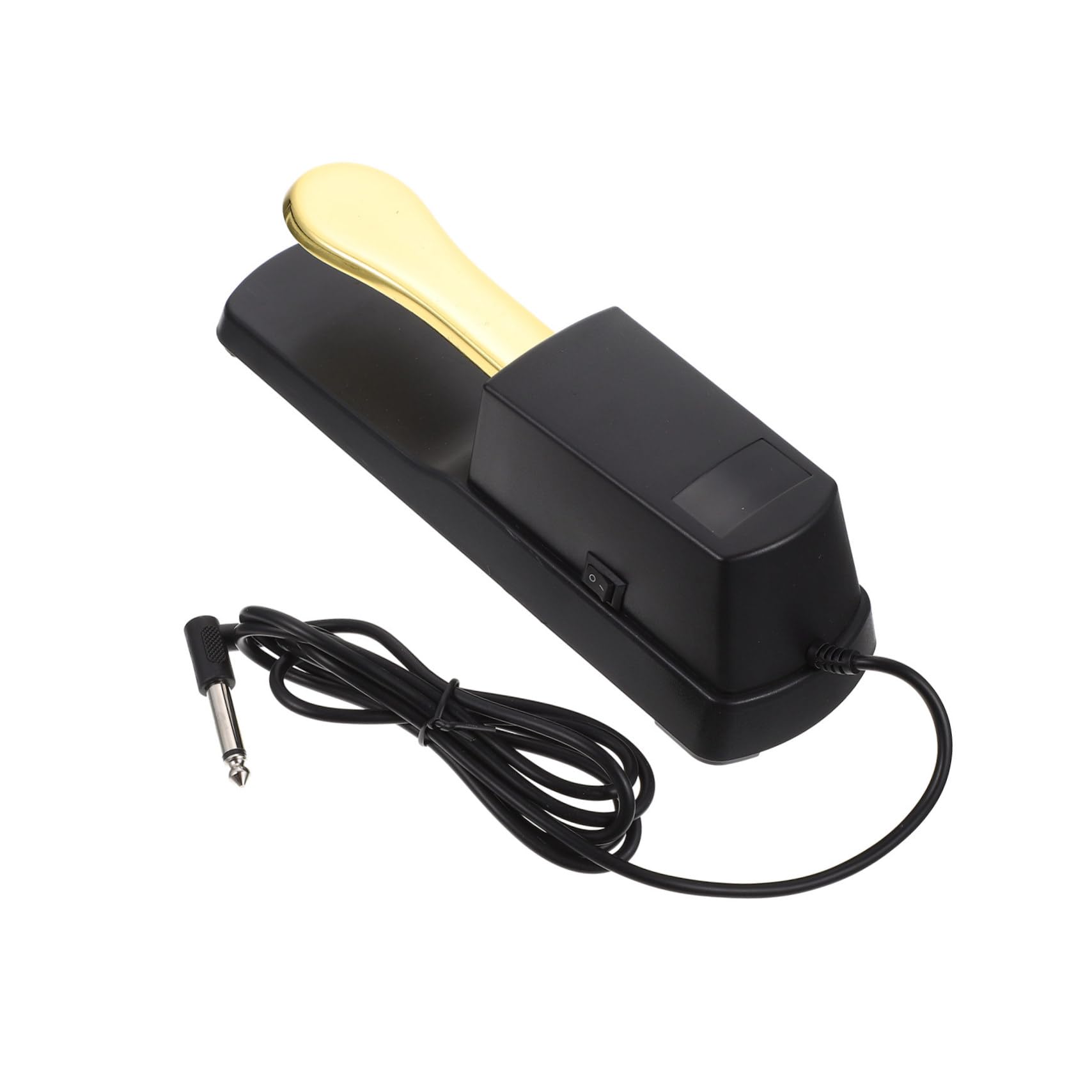 Abaodam Sustain Pedals for Keyboard Piano Easy to Use for Beginners Pros Non-slip Design Gold Finish