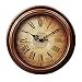 SonYo Silent Non-Ticking Round Wall Clocks (12 Inches) Decorative Vintage Style Roman Numeral Clock
