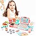 Caisse Enregistreuse de Enfants Toy Durable Cash Regiche Toy faux Play Jouet éducatif avec scanner Sound Music Microphone Calculatrice d'épicerie jouet jouet fille cadeau pour Enfants Garçons Filles
