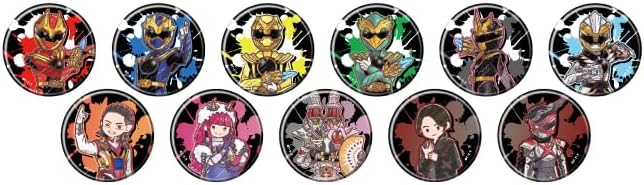 Number 1 Sentai Gojuja 01 (Graph Art Illustration) Can Badge Complete Set Box of 11