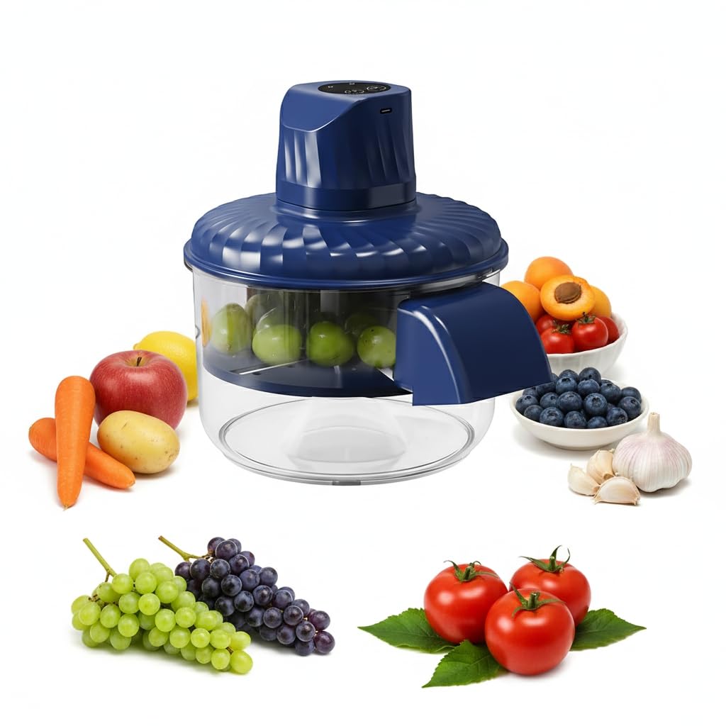 Photo 1 of [MISSING PARTS] Electric Automatic Potato Peeler, Rechargeable Electric Peeler for Fruits Vegetables, 50W Automatic Peeler Machine, Detachable Electric Apple Garlic Peeler for Home Commercial Use