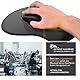 Gel Mauspad ergonomische Handgelenkauflage - Office Komfort Mousepad - Handgelenkpolster Handauflage - Gelkissen Gelpolster - Maus und Tastatur - abwaschbar - für Computer Laptop Notebook