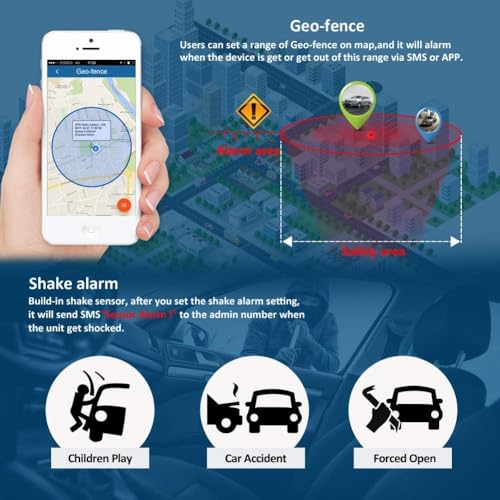 GPS Tracker, 4G Car Tracker No Subscription Strong Magnetic Waterproof Real-Time Tracking Car Tracker Device No Monthly Fees 4G Vehicle Tracker with Free App Multiple Alarms - Image 4