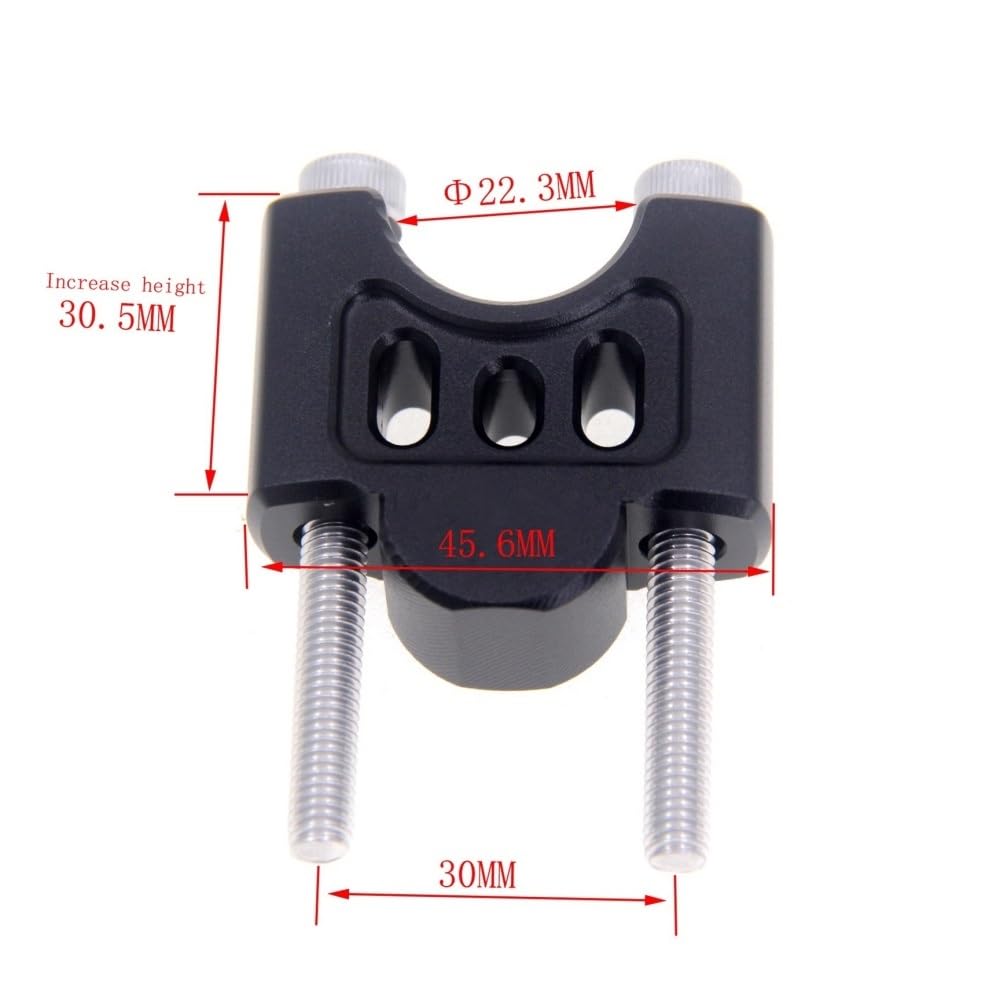 Motorrad Riser Für YZF R6 2001-2015 22mm 30mm Höhe Erhöhen Motorrad Teil Lenker Riser Fat Bar Mount Griff Zubehör