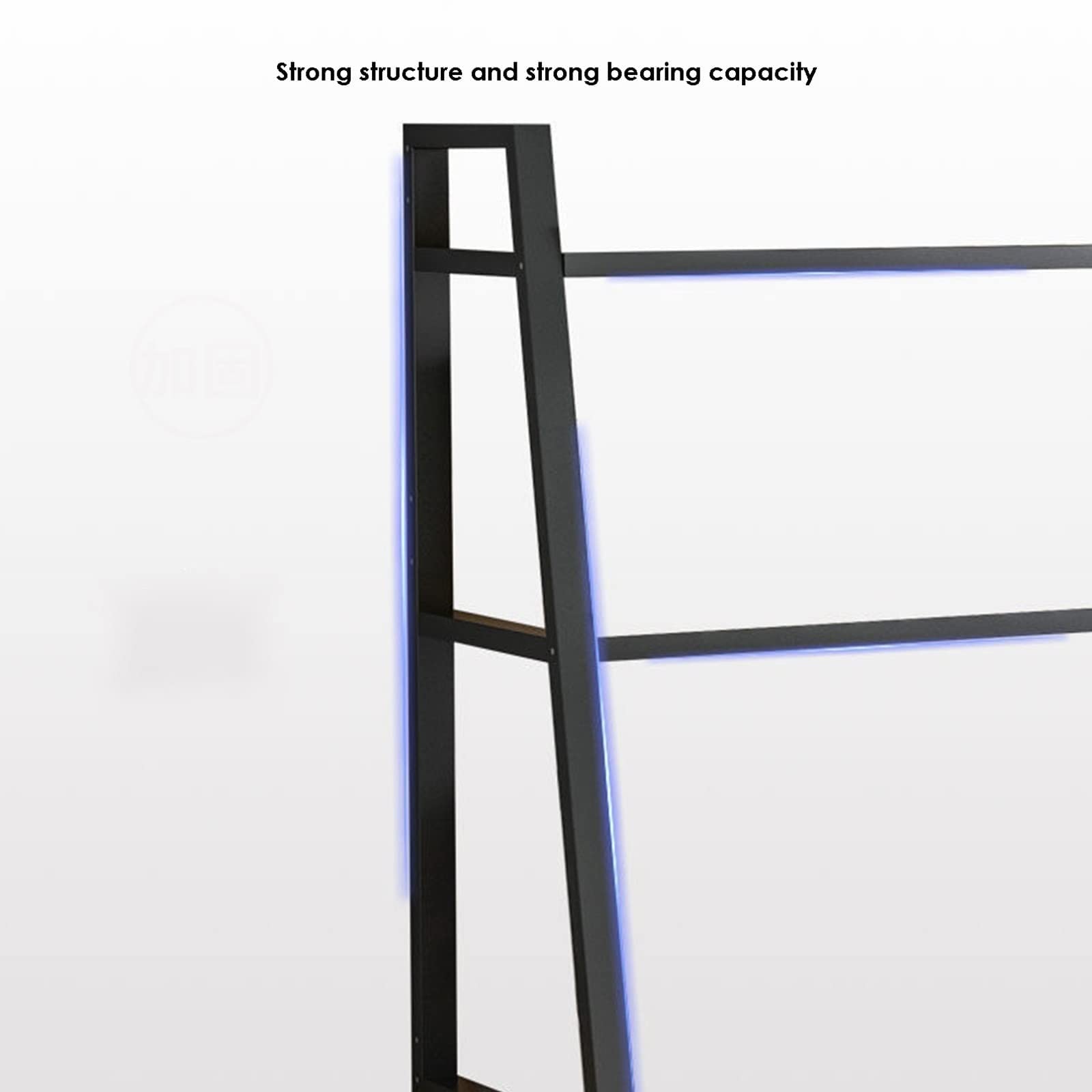 Libreria da scrivania a 2 strati, struttura in acciaio, organizer da scrivania, scaffale per libri, scala, controsoffitto, libreria, organizer per scrivania (dimensioni: 55 x 32 x 90 cm)