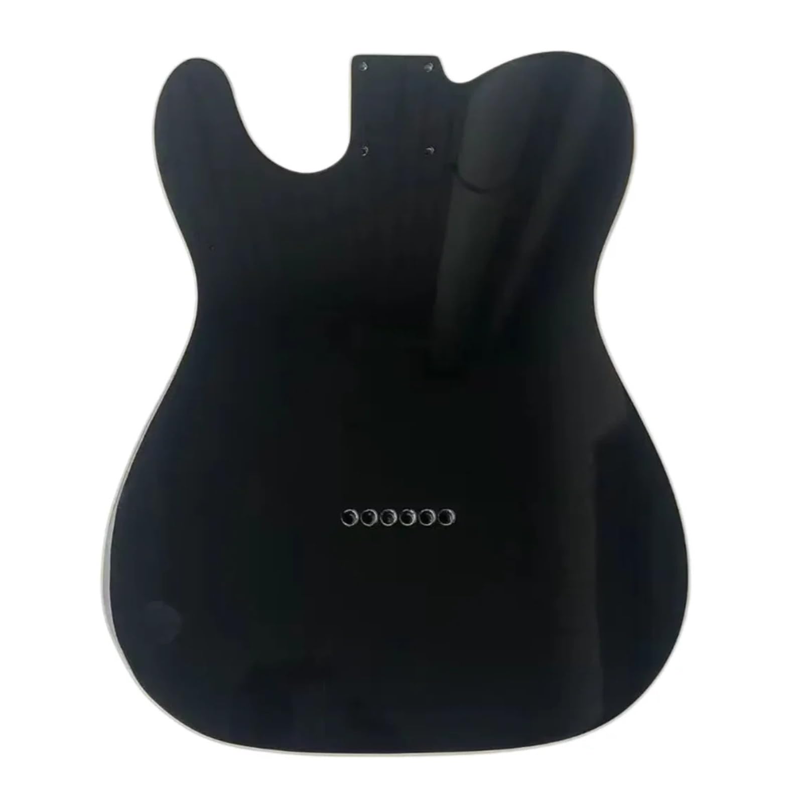 Corpo della chitarra elettrica TL Bordo bianco Rilegatura ontano nero