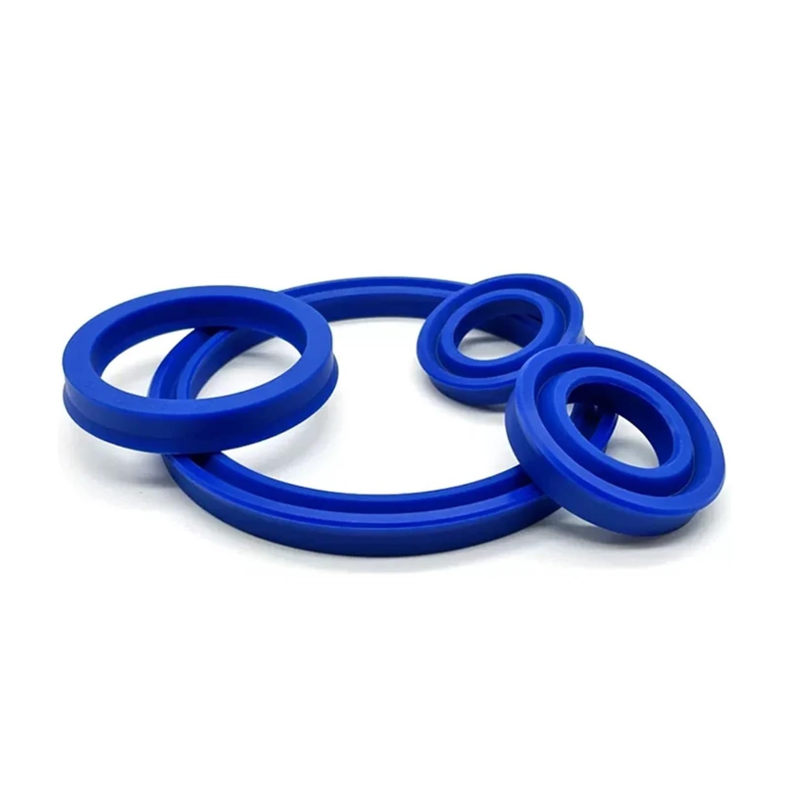 Guarnizione in poliuretano blu for cilindro idraulico, stelo e albero, manicotto a U universale, diametro interno 8 mm-25 mm(10x16x6)