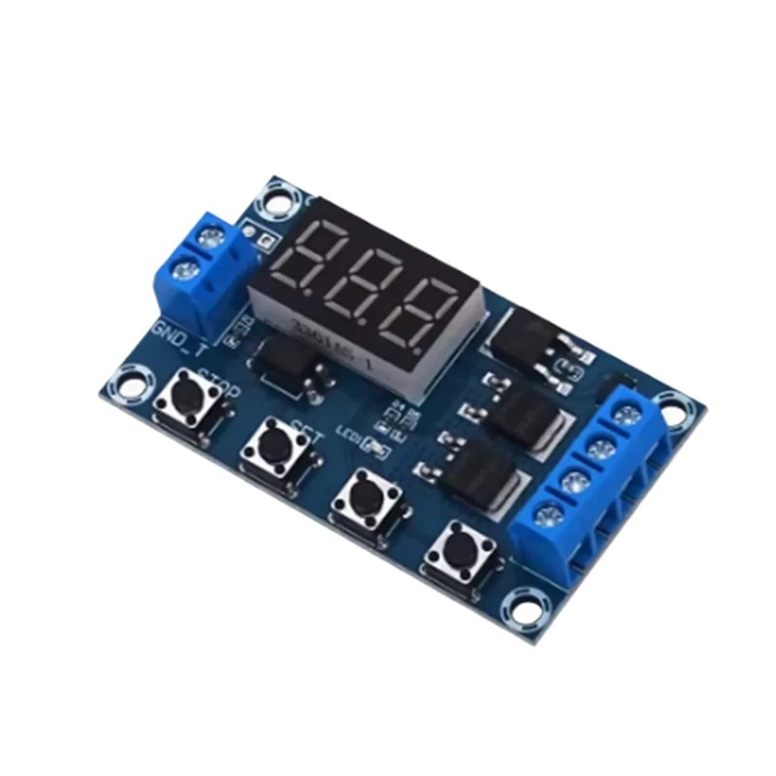 Relais Temporisé 24v 1pcs DC 12V 24V Dual MOS Tube LED Digital Time Delay Relay Trigger Cycle Timer Delay Switch Circuit Board Timing Control Module Relais 12 V 40 A - Foto 8
