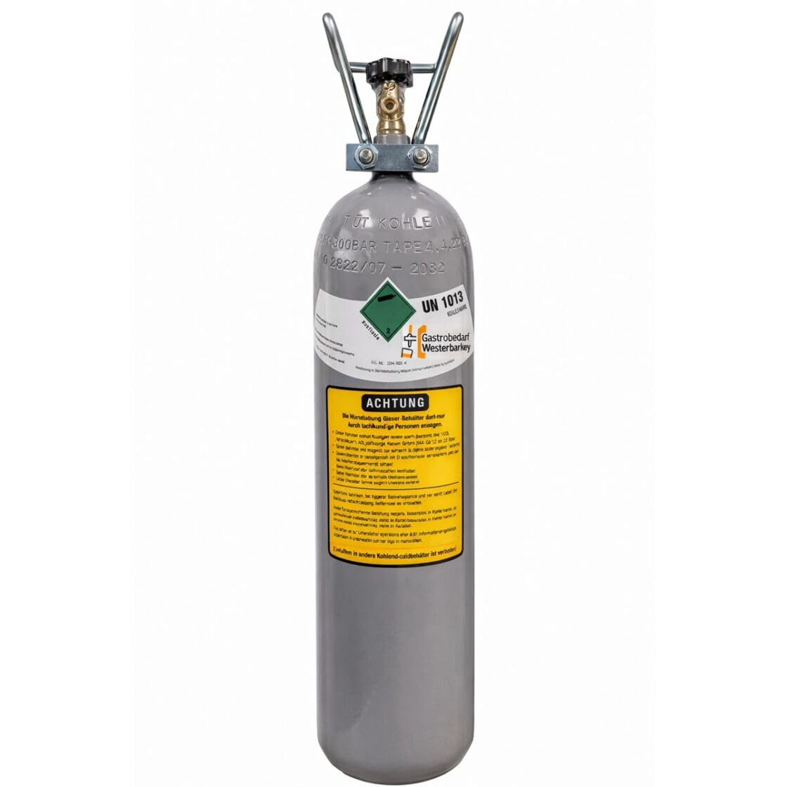 Zapfanlage Edelstahl 35 L/h von UPC Komplettset mit CO², Uhr, Schläuchen und Keg Flachkeg(A) 2kg + Reinigungsset