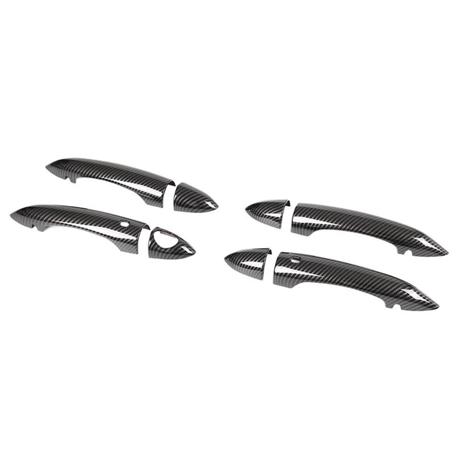 HJKDSZ Car Accessories Door Handle Trim ABS Exterior Strip Cover Decorative for Alfa for Romeo for Giulia 2017-2020