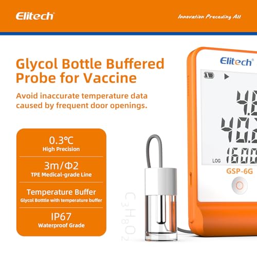 Elitech-Digital-Temperature-Humidity-Data-Logger-Medical-Refrigerator-Thermometer-Vaccine-Fridge-Temperature-Monitor-Max-Min-Value-GSP-6G