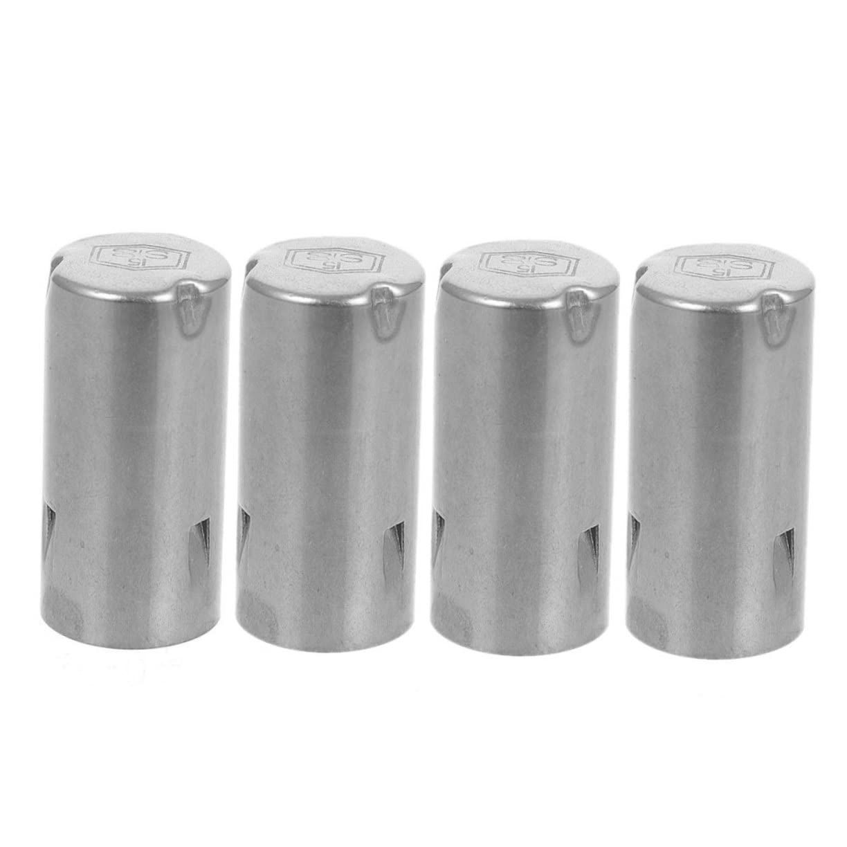 CHILDWEET 15mm Stainless Test Tube Caps Easy Install Metal Covers for Lab Plant Experiments