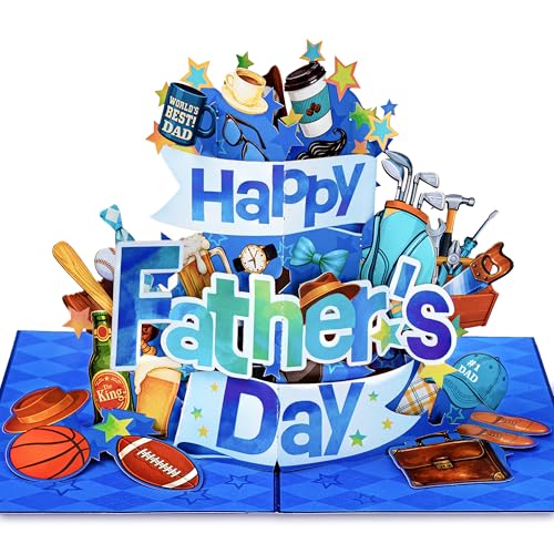 Carte pop-up Happy Father's Day : l'alternative 3D aux cartes ordinaires