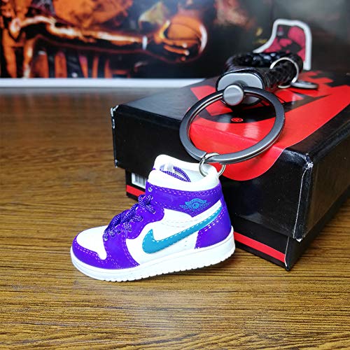 Fashion Mini Sneaker 3D Keychain Figure AJ1-20【1:6】 with Box for Christmas Gift-1pcs 1