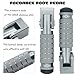 M8 Anti-Skid CNC Universal Motorcycle Foot Pegs Degree Foldable Footpegs Footrest,Upgrade Passenger Pedal For Mini Bike Dirt Pit Bike Electric Car Motorbike Honda Suzuki Yamaha Kawasaki (Titanium)