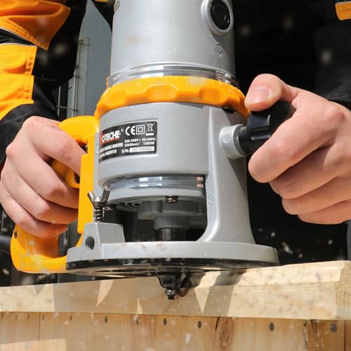 Hoteche 610143A 35Pcs 1/2 Inch Shank Router Bits Set - Professional Edge Treatment & Grooving Kit thumb #6