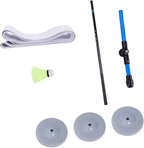 Colaxi Equipo de entrenamiento de bádminton Dispositivo de entrenamiento de bádminton almacena fácilmente bádminton portátil dispositivo de