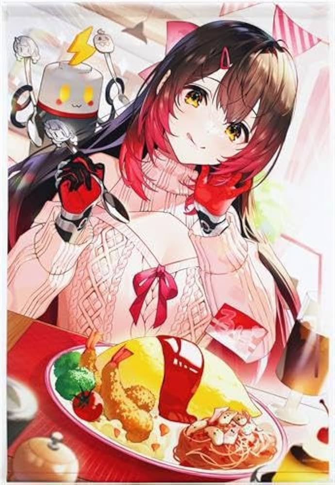 数量限定版 活動4周年記念 ロボ子さん タペストリー アクリルキーホルダー 数量限定版 活動4周年記念 ロボ子さん タペストリー アクリル