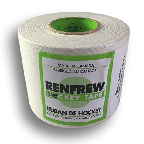 Renfrew, 1" Cloth Hockey Tape, (18M, White, 3Pk) #TOP7