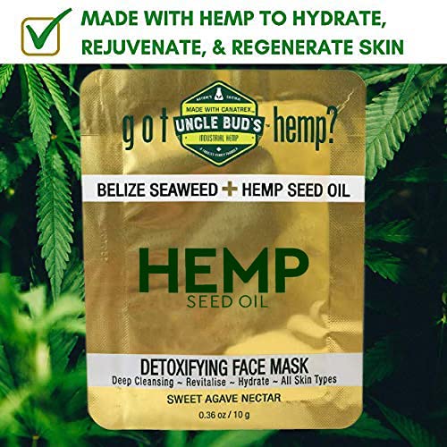 Belize Seaweed Face Mask with Pure Hemp Seed Oil – 6 Pack Bundle - Image 4