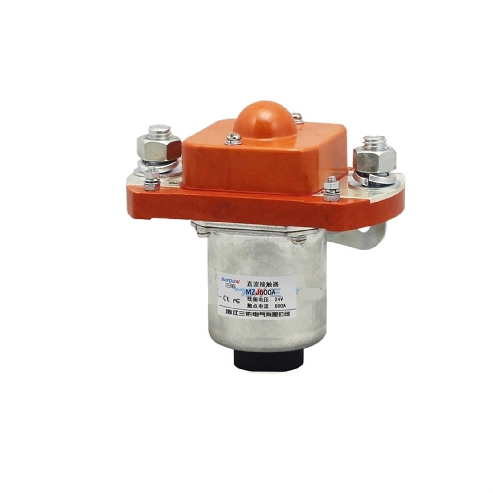 Contacteur CC MZJ-600A résout les surcharges de batterie 36V 72V 84V