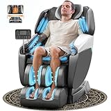 Notired Massage Chair Full Body, 2023 4D SL-Track Zero Gravity Massage Chair Shiatsu Recliner with Mat, 9 Pre-Set Auto-Programmed, Body Scan, Airbag Massage, Bluetooth Speaker