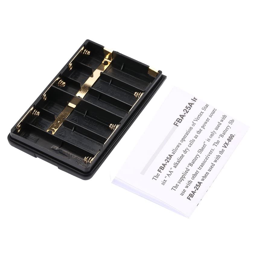 Xqf Fba-25A Batterie Box Case Pour Yaesu/Vertex Standard Ft60R Vx168 Vx160 Vx418 Vx410 Vx120 Vx127 Vx428 Hx370S