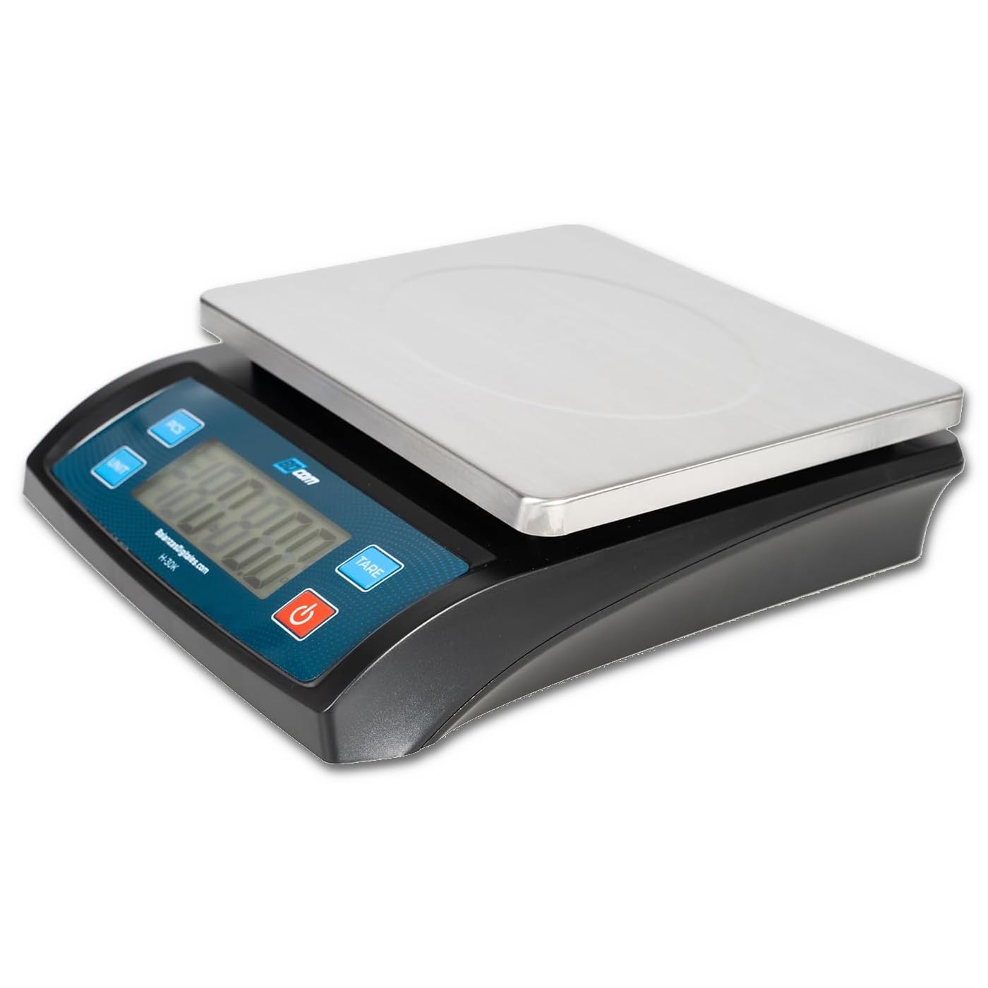 BDCOM Balanza Postal Industrial BD-802 – Capacidad 30 Kg con Precisión de 1g, Plato de 21x17 cm para Pesaje Eficiente