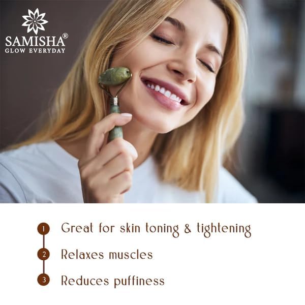 Image of Facial Massager Jade Roller & Gua Sha Tool (Pack of 2)
