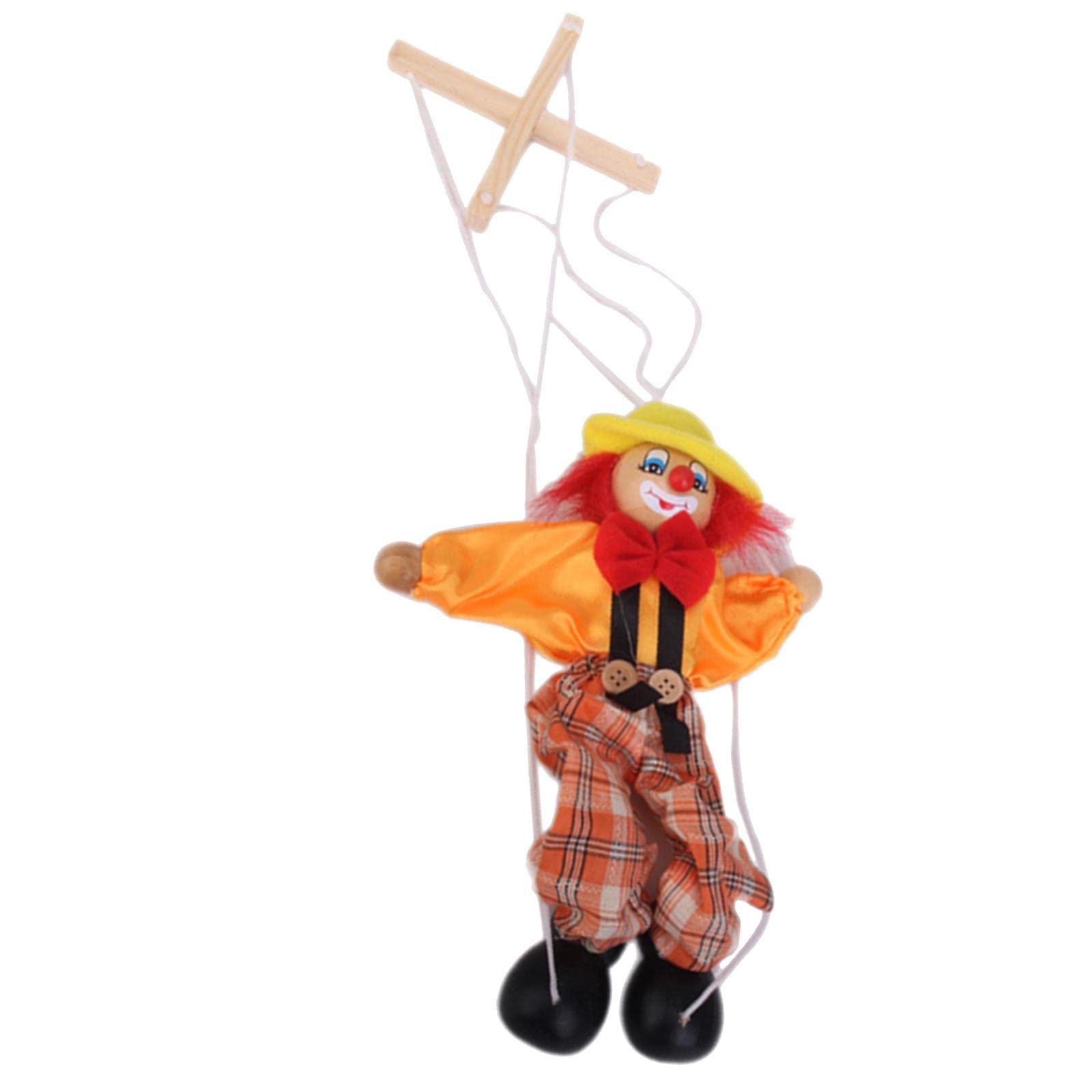 BNF® 1pcs Wooden Clown Marionette Puppet Toy for Kids|Collectibles | Decorative Collectibles | Figurines | Clowns Circuses-image-43