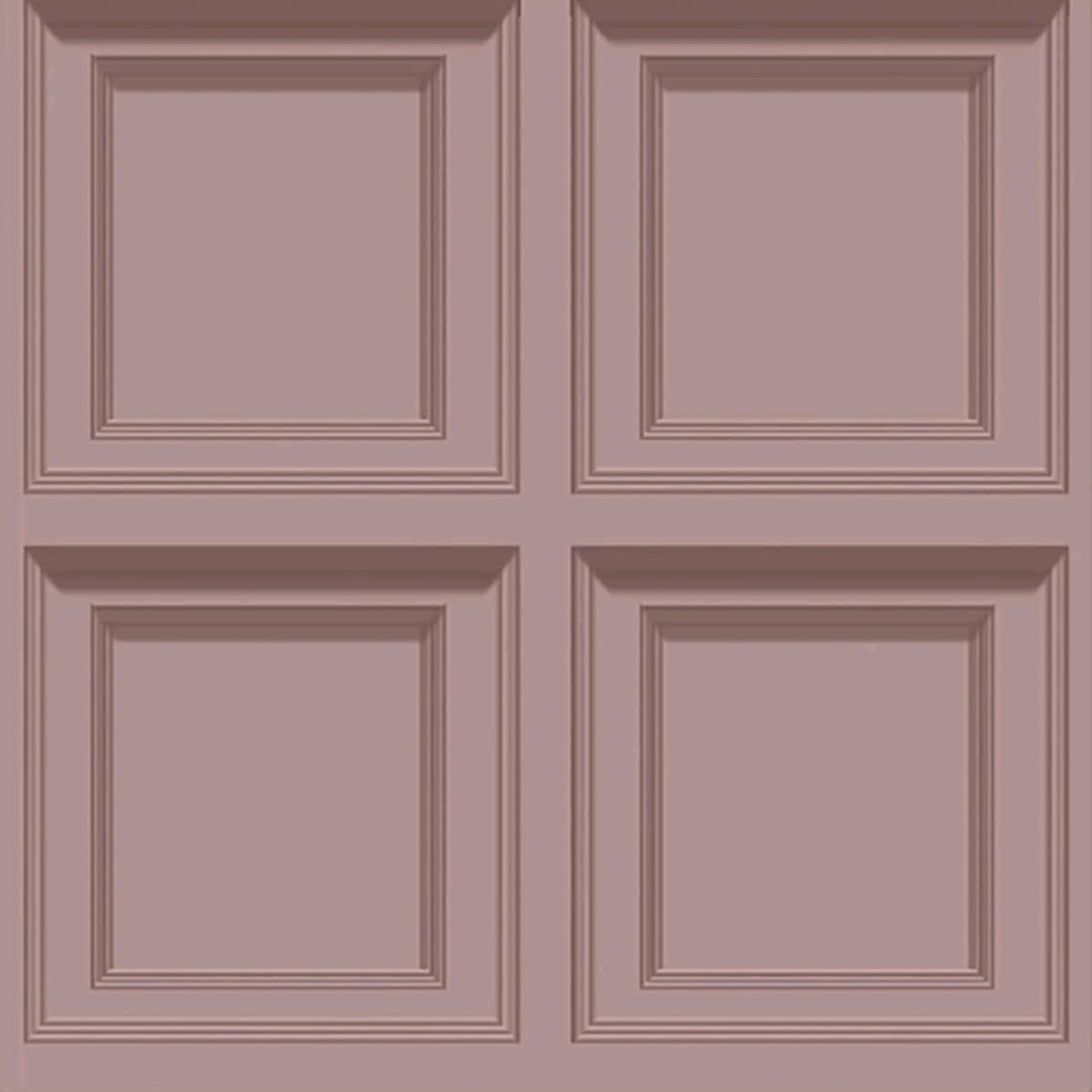 Anttyscar 3D Effect Wood Panelling Lattice Contour Pink Wallpaper Retro Panel Effect Wallpaper Tartan Paneled Wallpapers for Adults Kids Bedroom Living Room Hallway Stairs Lounge — image 1
