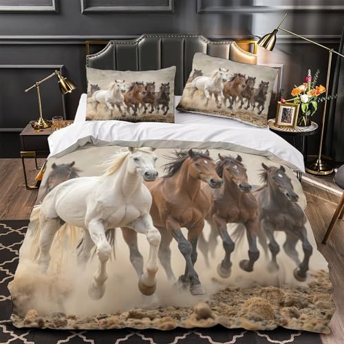 Parure de lit ours sauvage 3D de qualité premium microfibre durable