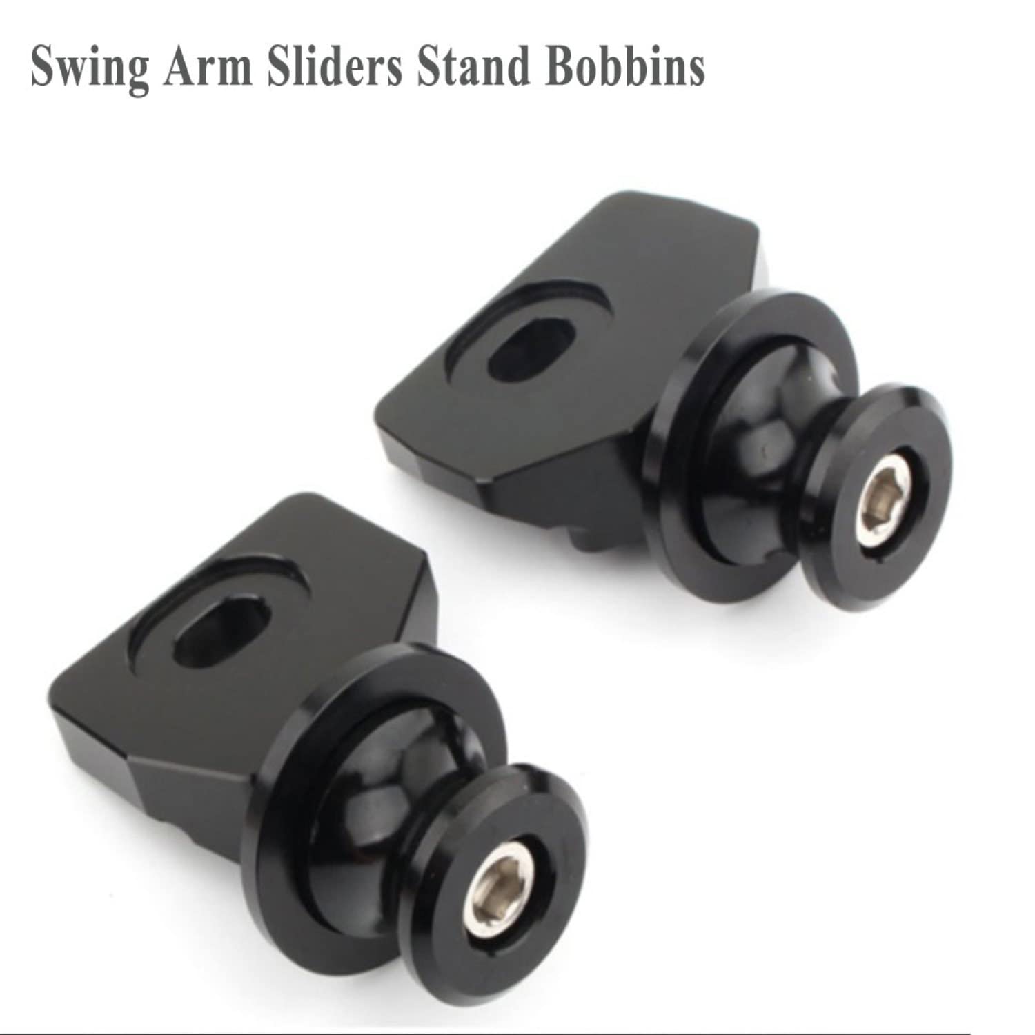 Schwingenspule für CBR650R CB650R CB650F CBR650F, Schwingengleiter montieren Bobbin Motorrad-Hebeschrauben (schwarz)